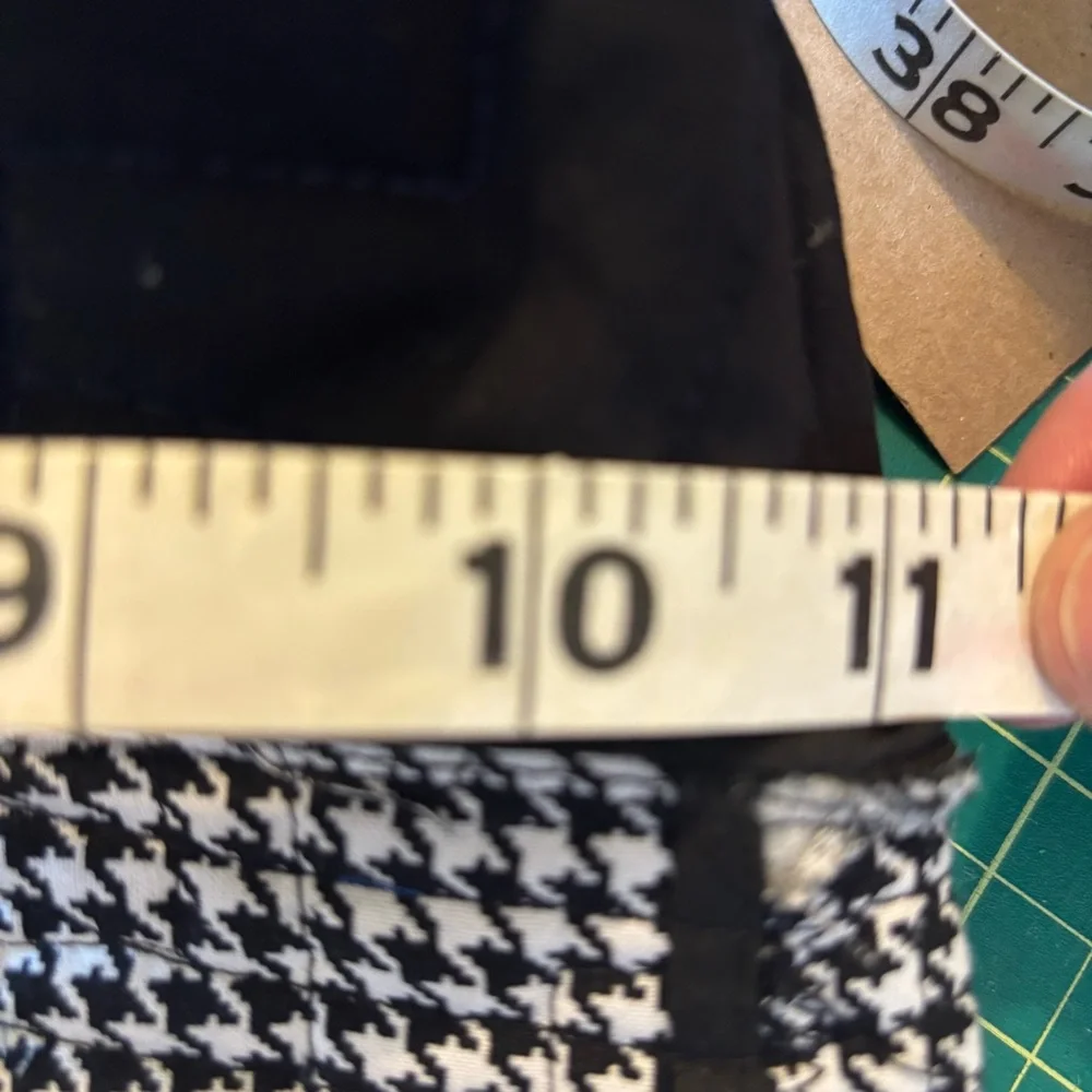 22” Batman/Houndstooth‎ Blue and Black Reversible Bucket Hat Hand Crafted 003